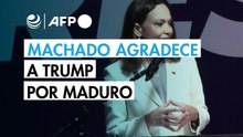 María Corina Machado agradece a Trump por abrir "compuerta a la libertad" de Venezuela