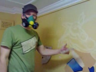 Jolly Swagman Backpackers TV ROOM gets Graffitied!