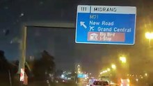 Terrifying hailstorm puts drivers to the test