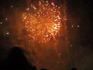 Feu d'artifice fête de la mirabelle 2008 3