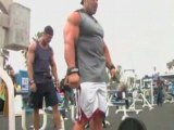 Muscle Beach - Joe Tong ,Shawn Lasley & Jay Cutler pt2