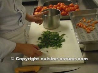 Salade de tomate et basilic à ma façon