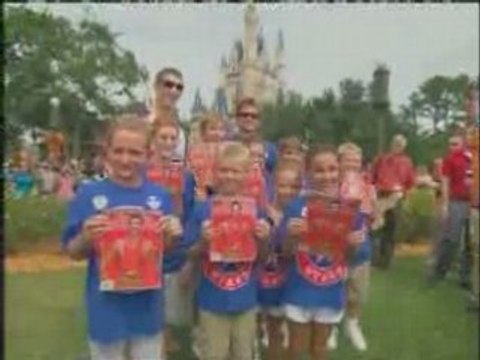 Michael Phelps Celebrates Olympics with Disney World Parade