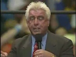 Ric Flair promo on the last Nitro