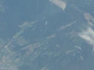 Vue en avion de la France