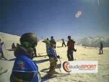 Compet de ski à l'Alpe d'Huez en caméra embarquée