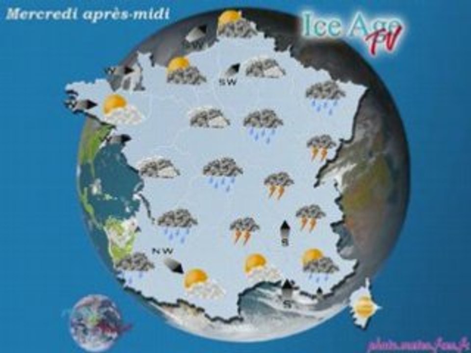 Meteo du Mercredi 3 Septembre 2008