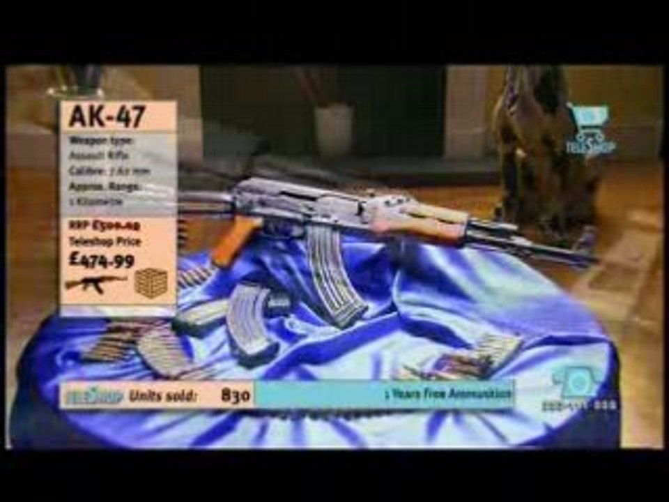 Amnesty international ak47 weapons arme pub