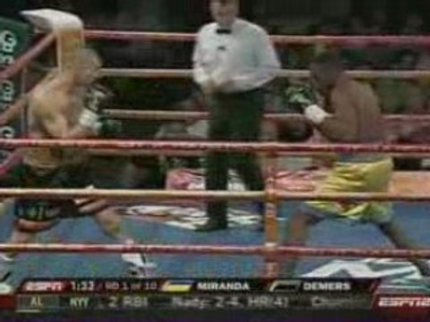 sebastien demers vs Dionisio Miranda 1/3