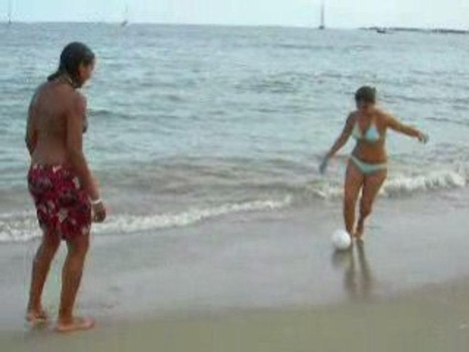 Anne lise et moi o bord de leau