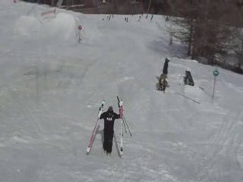 video de ski de toto
