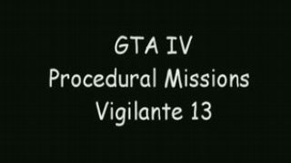 GTA IV mission vigilante 13