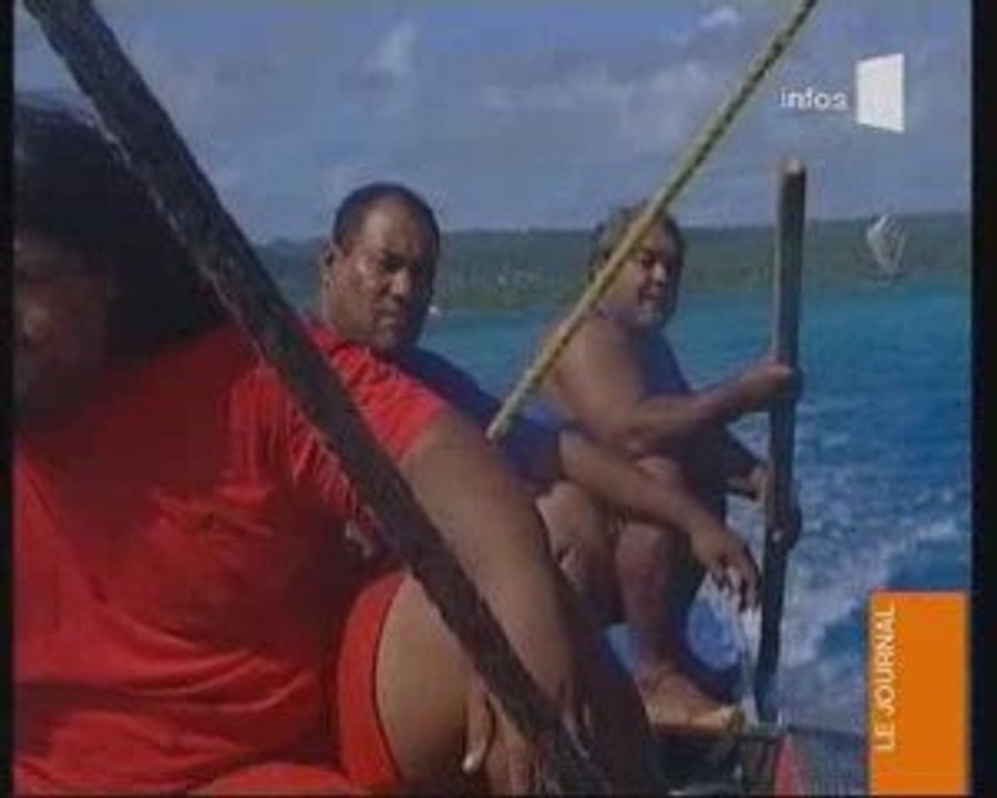 Pirogues traditionnels de l'île de wallis