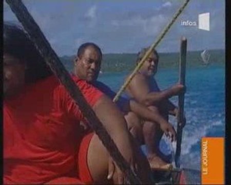 Pirogues traditionnels de l'île de wallis