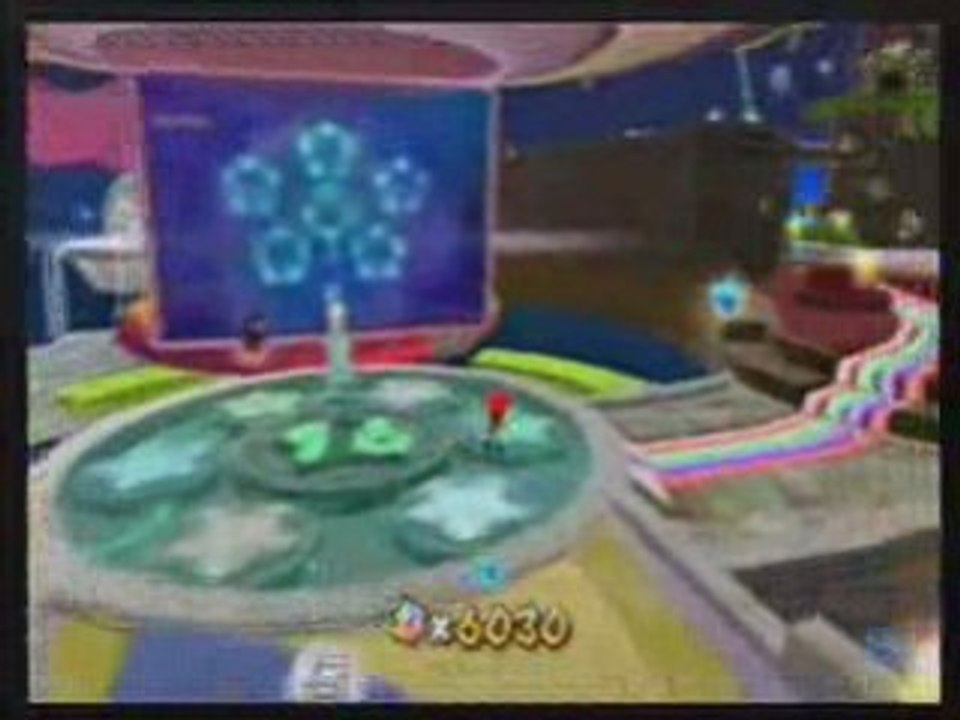 Super Mario Galaxy - Hidden 1ups in Observatory Grounds