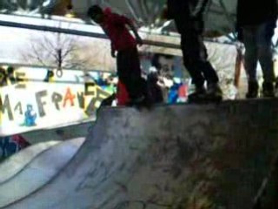 Backflip en roller a bercy
