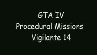 GTA IV mission vigilante 14