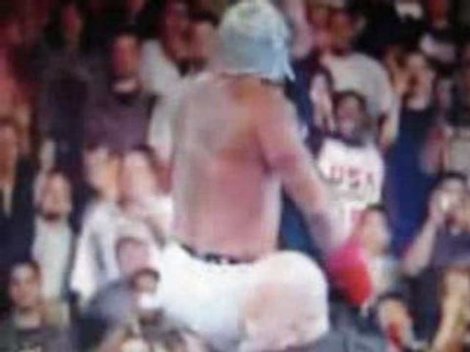 WWE No Way Out 2008  Floyd Mayweather attacks big show