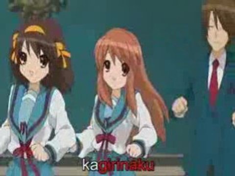 Suzumiya Haruhi Ending kara subbed