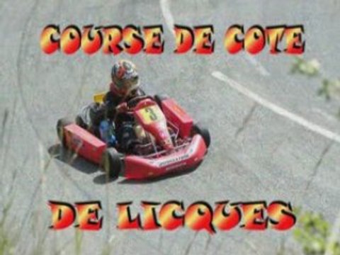 COURSE DE COTE DE LICQUES 2008 DEMO DE KARTING