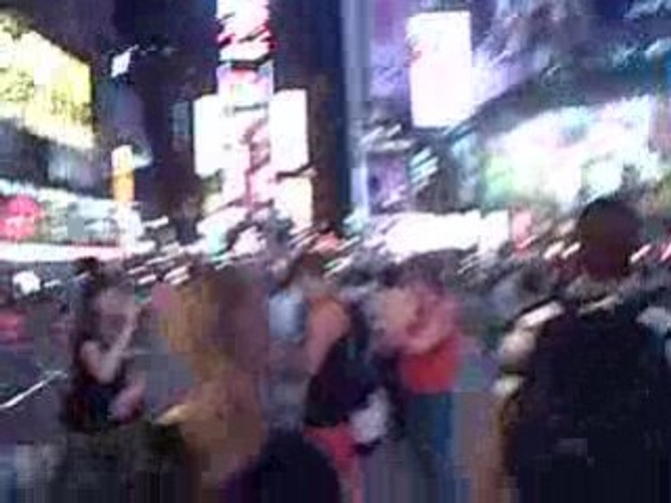 Arrivee dans NY, sortie du bus