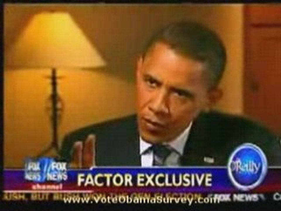 Barack Obama on O'Reilly Factor Part 1