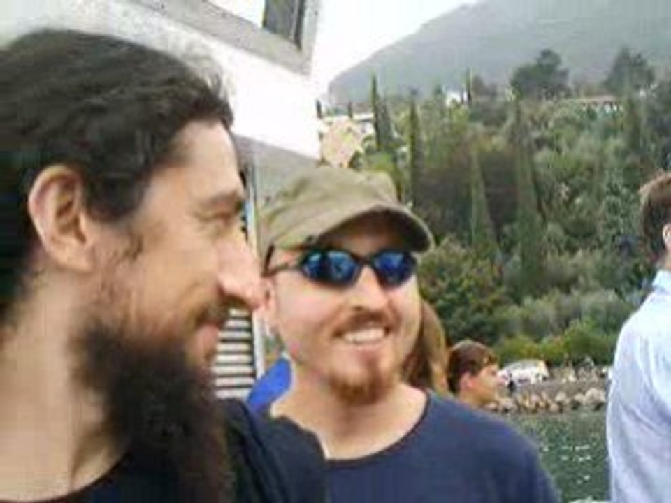 in barca sul lago di garda