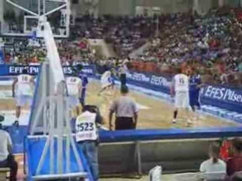 Türkiye-İngiltere basketbol maçı Efes Cup 2008 KONYA