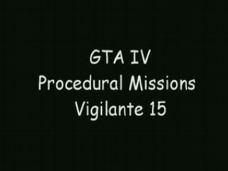 GTA IV mission vigilante 15