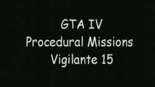 GTA IV mission vigilante 15