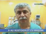 S-au rostogolit cu masina