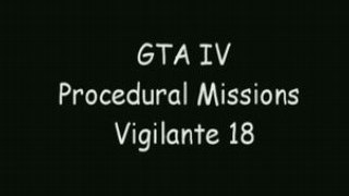 GTA IV mission vigilante 18