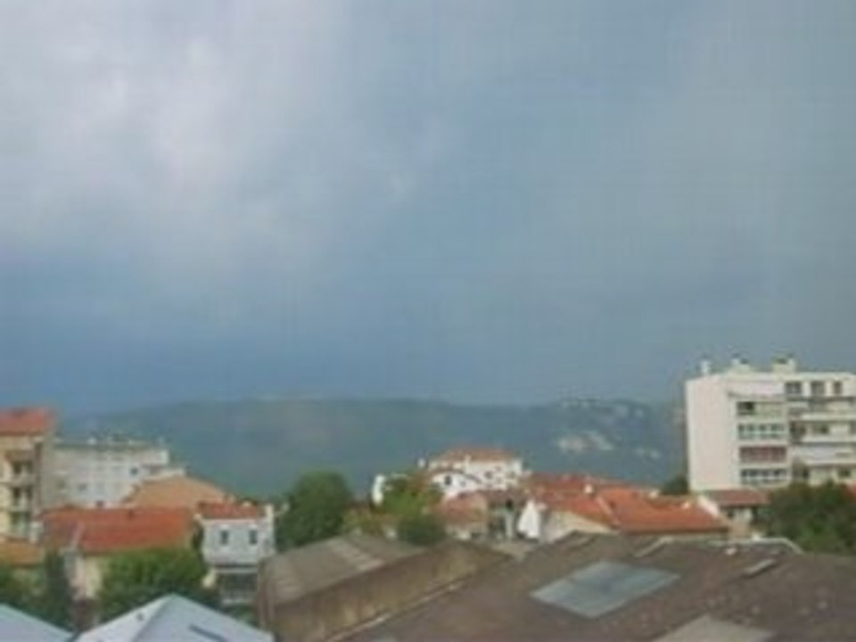 Orage sur Valence