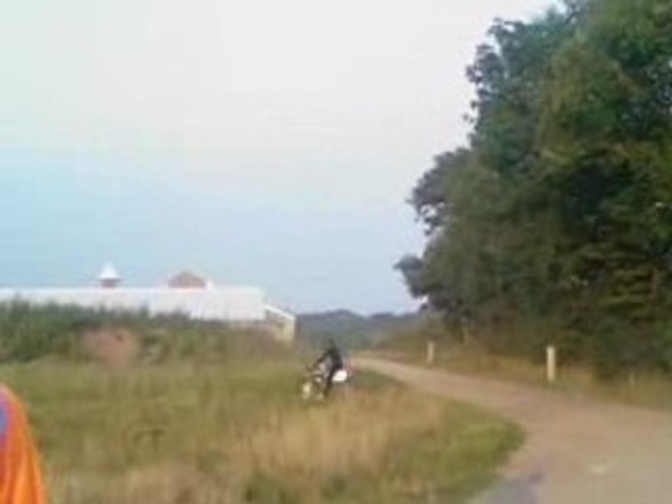 Mouss en mode moto