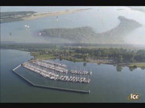 Lac de madine Vue aerienne