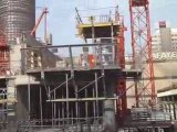 Gérard Collomb en visite sur les grands chantiers lyonnais