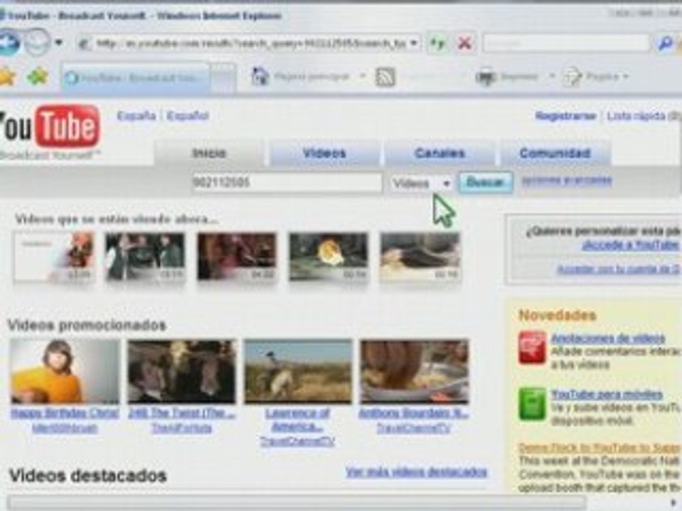 902 en Youtube