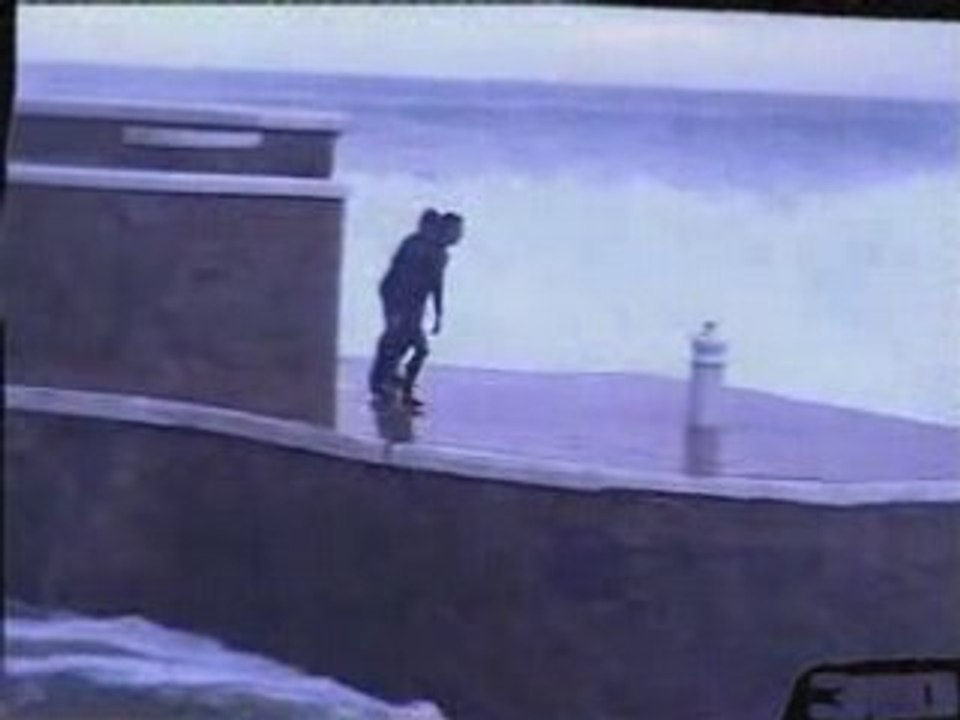 Des malades à la mer