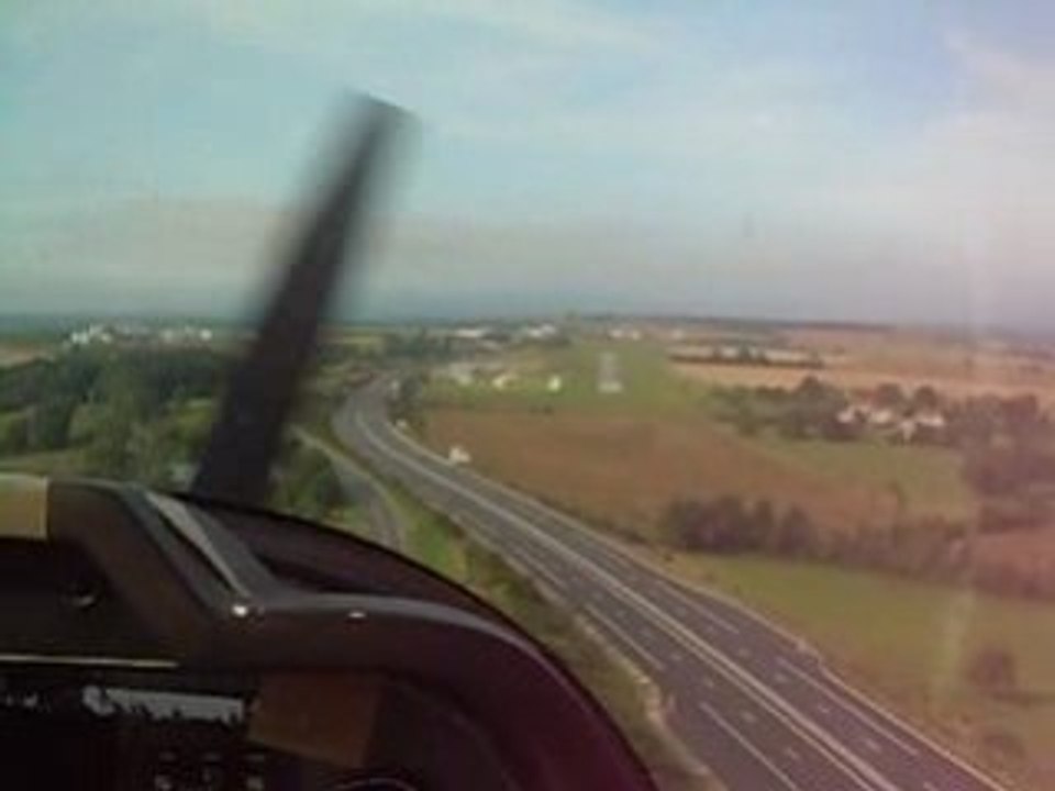 Atterrissage à Mortagne-au-Perche