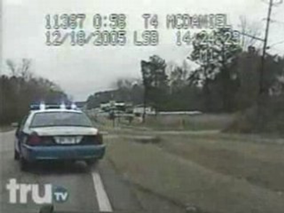 Hot Pursuit - Car Full of Meth Crashes - From TruTV.com