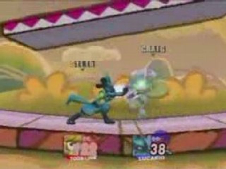 SSBB: Craig (Toon Link) vs Stealth (Lucario)