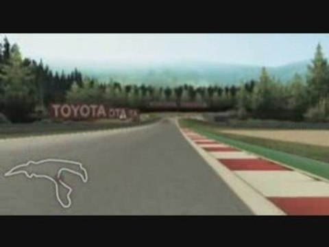 F1: A lap of Spa-Francorchamps, Belgium 2008