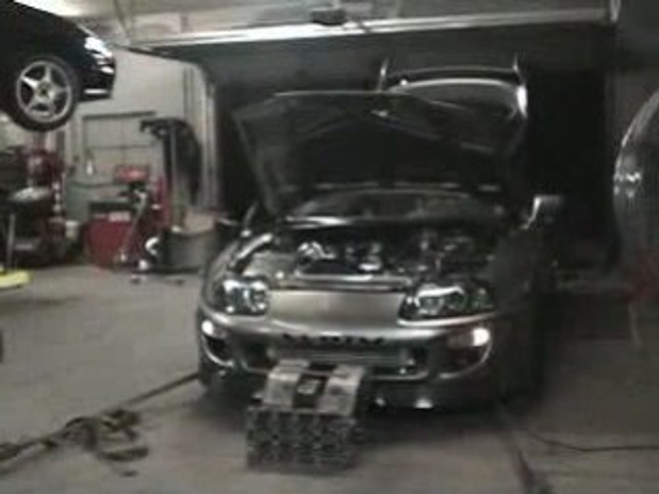 supra + 1400CH 3.4L turbo GT47-88 sur le dyno