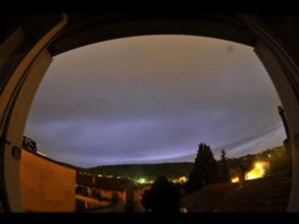 Orage à Brignais