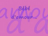 Bébé d'amour