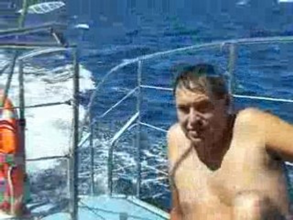 Sur le maxi catamaran