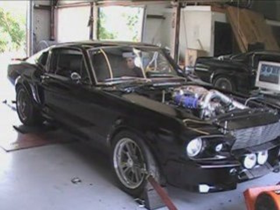 shelby gt500 sur le dyno