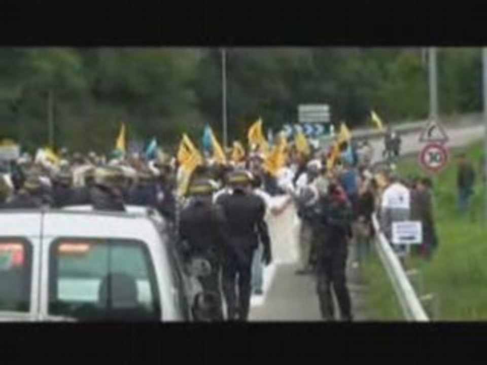 La journée d'action des moutonniers à Limoges