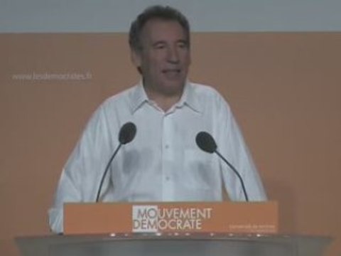 Discours d'ouverture François Bayrou Cap Esterel 2008