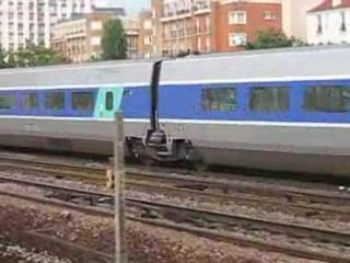 Arrachement caténaire TGV Paris Montparnasse